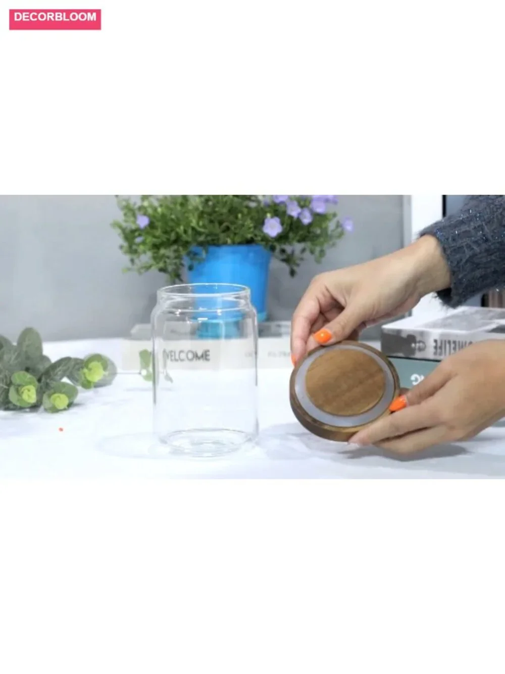 Stackable Glass Canister Set of 8 Airtight Food Storage